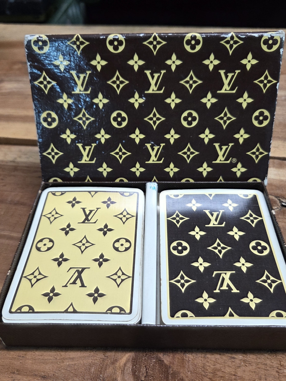 Rare vintage authentic Louis Vuitton playing card set